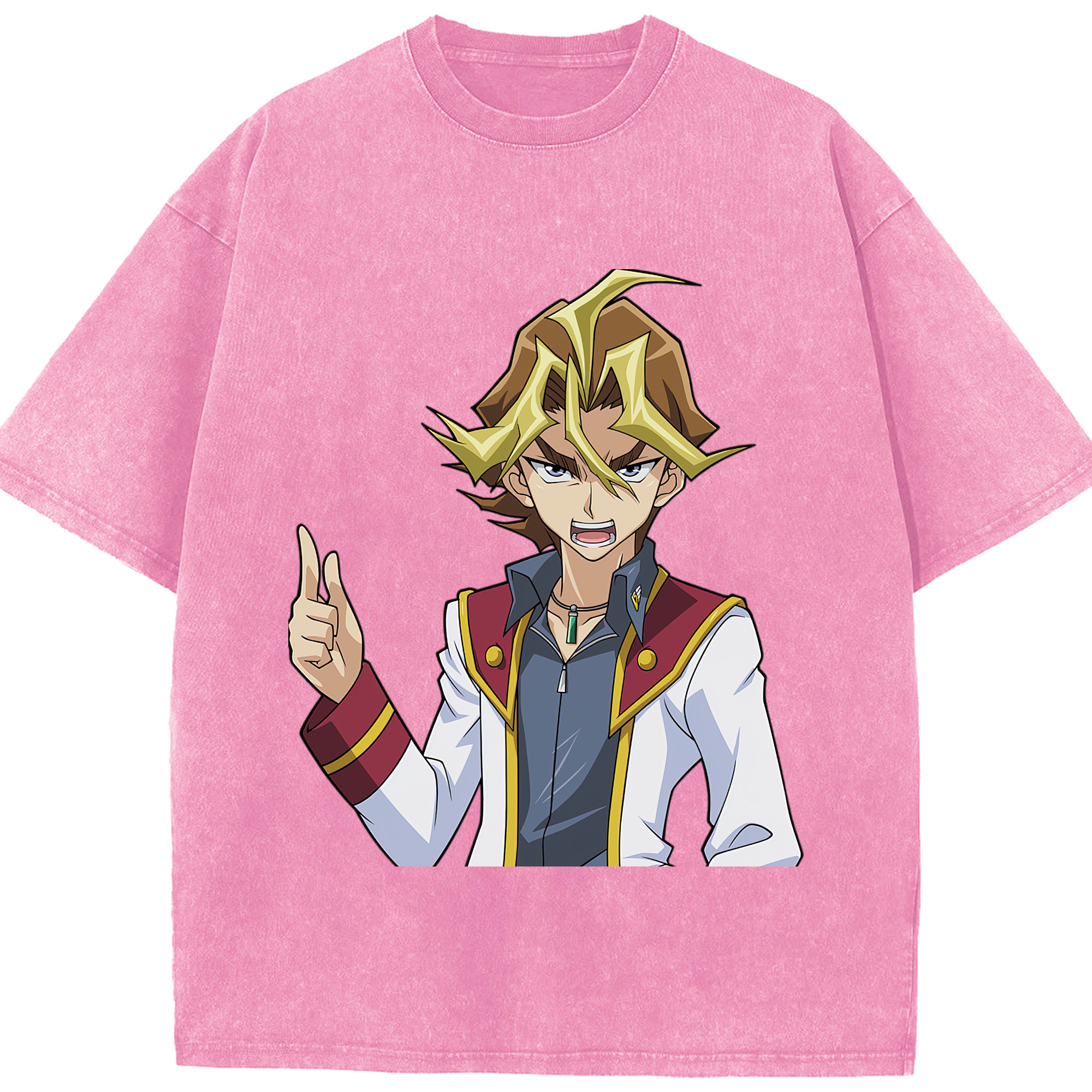 （画像用） 遊☆戯☆王 Yu-Gi-Oh! 綿100% ヴィンテージ風 半袖Tシャツ（フロントプリント）